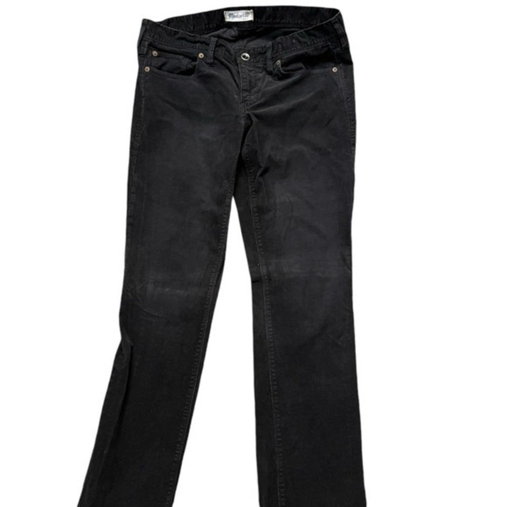 MADEWELL Charcoal Gray “Rail Straight” Corduroy Jeans Cords Size 29x32